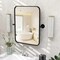 30 x 22 Inch Pivot Bathroom Mirror w/ Shatter-Proof Film, Expansion Screws